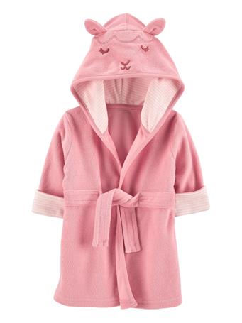 CARTER'S - Lamb Hooded Terry Robe PINK