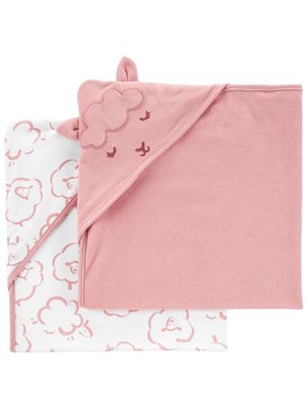 CARTER'S - 2-Pack Hooded Towels PINK