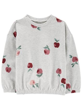 CARTER'S - Apple French Terry Top GREY