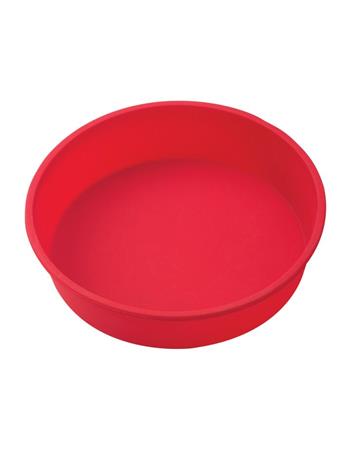 HIC - 9.5 Round Silicone Cake Pan RED