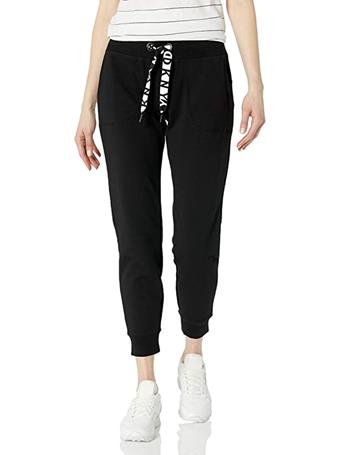 DKNY - Logo Drawcord Joggers Sweatpants  BLACK
