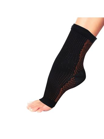 RELAXUS - Compression Foot Sleeves BLACK