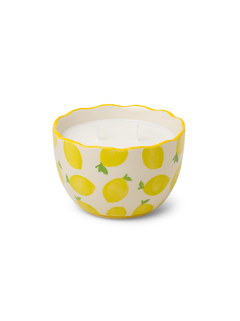 FIREFLY CANDLE CO - Terrace 12 oz. Candle - Lemon Mint YELLOW