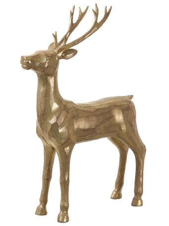 ALL STATE FLORAL - Reindeer Antique Gold