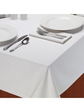 DESIGN IMPORTS - Restaurant Quality Tablecloth WHITE