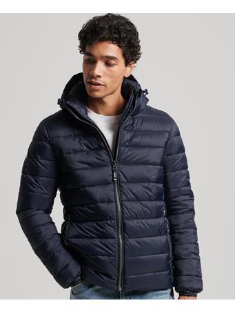 SUPERDRY - Hooded Classic Puffer Jacket ECLIPSE NAVY