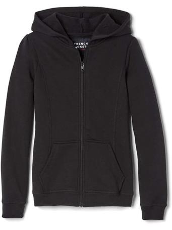 FRENCH TOAST - Fleece Hoodie  BLACK