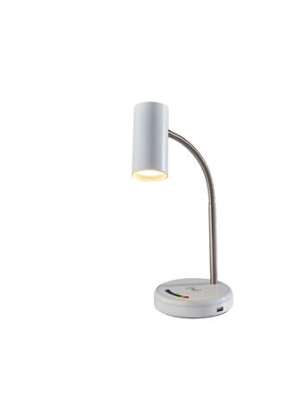 ADESSO - Shayne LED Desk Lamp WHITE