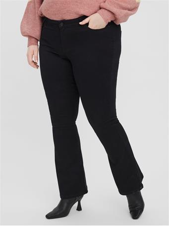 VERO MODA - Peachy Flared Fit Jeans Soft BLACK