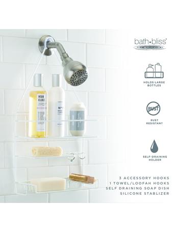 BATH BLISS - Shower Caddy WHITE