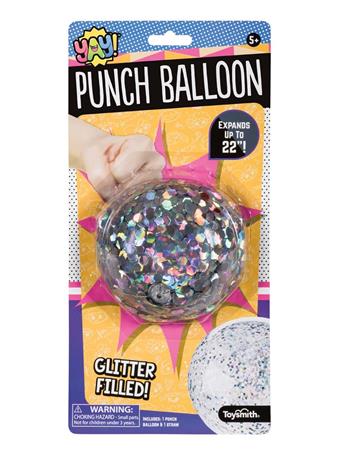 TOYSMITH - Glitter Punch Ball NO COLOR