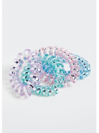 MANGO - Pack Of 4 Scrunchies PINK