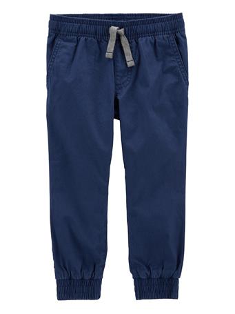 CARTER'S  - Baby Pull-On Poplin Lined Pants NAVY