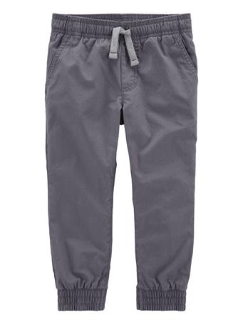 CARTER'S - Baby Pull-On Poplin Lined Pants GREY