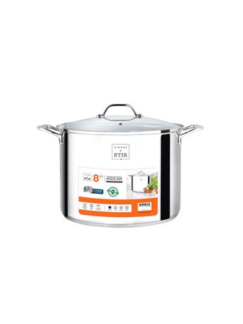 IKO - 8QT Stock Pot Stainless Steel STAINLESS STEEL