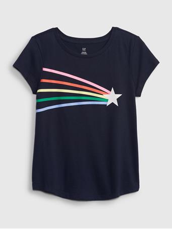 GAP - Kids 100% Organic Cotton Graphic T-Shirt NAVY UNIFORM