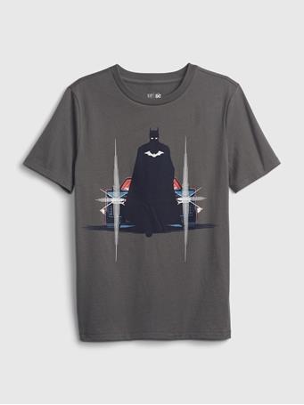 GAP - DC Batman 100% Organic Cotton Graphic T-Shirt HEMATITE GREY