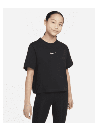 NIKE - Sportswear Big Kids' (Girls') T-Shirt BLACK