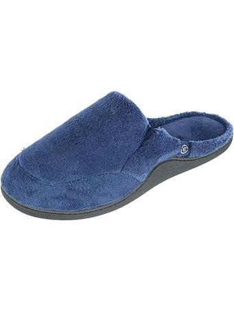 TOTES ISOTONER - Microterry Clog Slippers NAVY