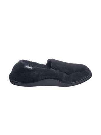 TOTES ISOTONER - Microterry Slip-On Slipper BLACK