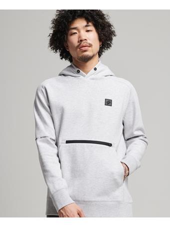 SUPERDRY - Tech Hoodie CADET GREY MARL
