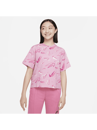NIKE - Sportswear Big Kids' (Girls') T-Shirt PINK