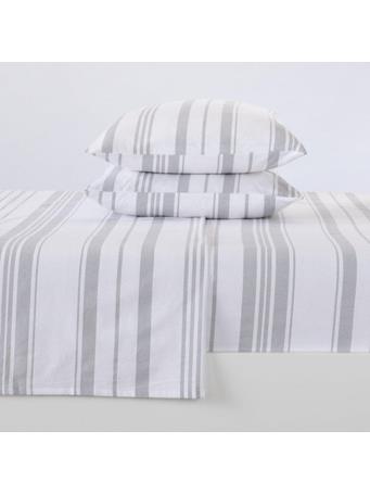 GREAT BAY HOME - 4-Piece Turkish Cotton Flannel Sheet - Raye Collection GREY