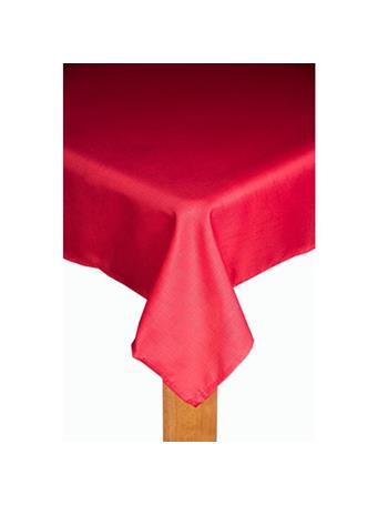 LINTEX LINENS - Oxford Solid Tablecloth RED