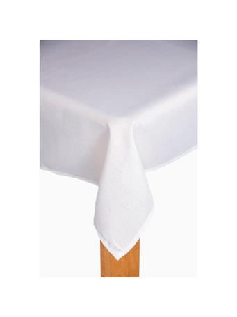 LINTEX LINENS - Oxford Solid Tablecloth WHITE