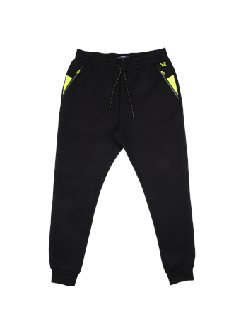 XRAY - Tech Pants Pocket Zippers BLACK NEON  GREEN