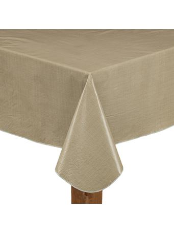 LINTEX LINENS - Cafe Deauville Vinyl Tablecloth TAUPE