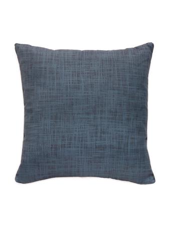 OUTDOOR DECOR - Solid Navy Textured Pillow NAVY