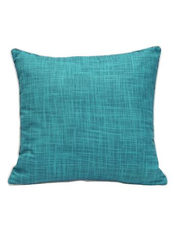 OUTDOOR DECOR - Solid Aqua Outdoor Decorative Pillow AQUA