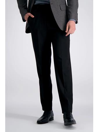 HAGGAR CLOTHING - Premium Comfort Dress Pant BLACK