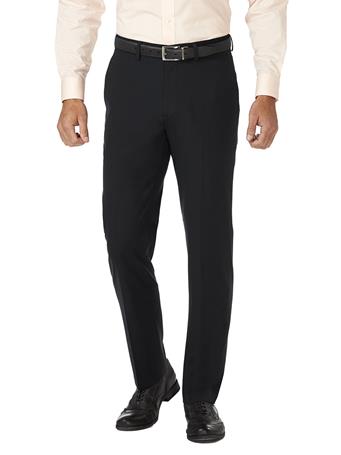 HAGGAR CLOTHING - 4 Way Stretch Dress Pant BLACK