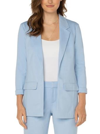 LIVERPOOL JEANS - Boyfriend Blazer With Princess Darts MISTY BLUE