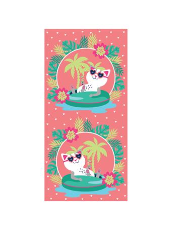 SAFDIE INTERNATIONAL - Beach Towel PINK