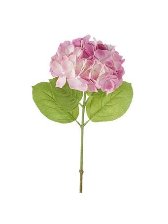 RAZ IMPORTS - 19 Inch Real Touch Pink Hydrangea Stem PINK