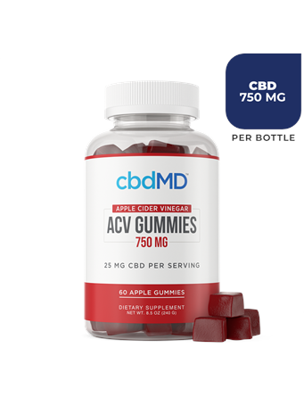CBDMD - Apple Cider Vinegar Gummies NO COLOUR