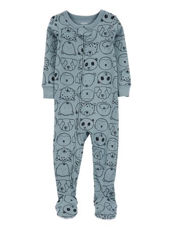 CARTER'S - Toddler Boys 1-Piece Footed Pajama BLUE
