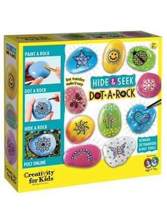 NOTIONS MARKETING - Creativity For Kids Hide & Seek Rock Painting NO COLOR
