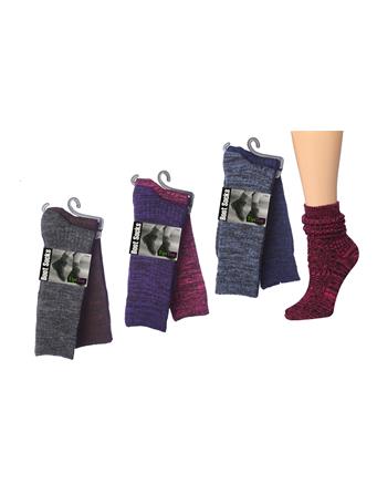 GOLDSTONE HOSIERY - Women's 2-Pack Marled Boot Socks BERRY