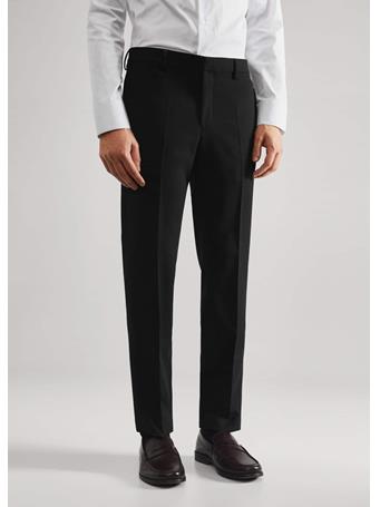MANGO - Super Slim Fit Suit Pants BLACK