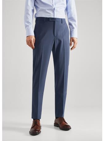 MANGO - Slim Fit Suit Pants NAVY