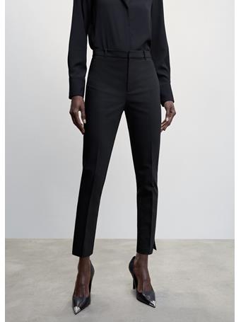 MANGO - Suit Slim-fit Pants BLACK