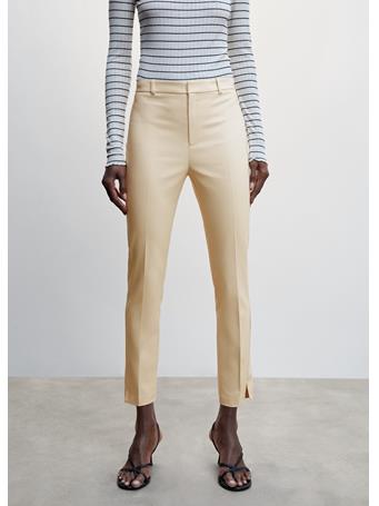 MANGO - Suit Slim-fit Pants LIGHT BEIGE