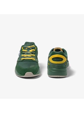 LACOSTE - Storm 96 Lo Leather Trainers  GREEN
