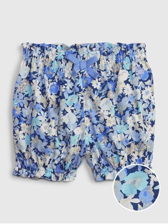 GAP - Baby 100% Organic Cotton Mix and Match Pull-On Shorts SP FEB DITSY BLUE