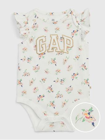 GAP - Baby 100% Organic Cotton Mix and Match Gap Logo Bodysuit NEW OFF WHITE