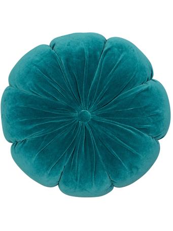 MALINI - Flower Teal Decorative Pillow TEAL